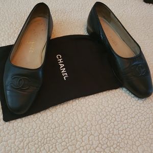 Authentic Womens preowned Chanel loafers
